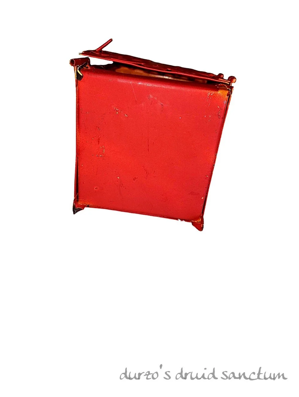 Red Metal Moroccan Style Candle Lantern Tea Light Holder 6